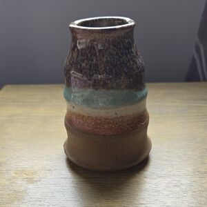 Handcrafted Multicolor Ceramic Vase